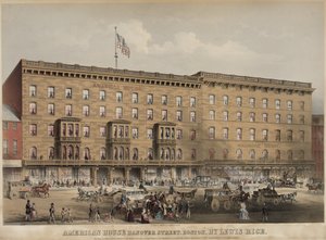 American House, Hanover Street, Boston by J.H. Bufford